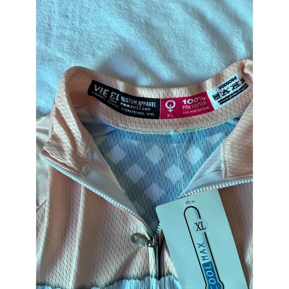 Vie 13 Train Race Womens Cycling Jersey Oktoberfest Dirndl Style XL Coolmax New - Picture 5 of 8